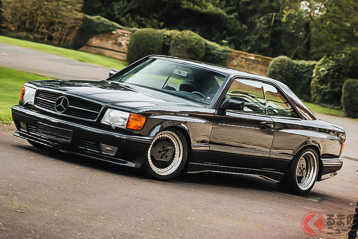 バブル期に憧れの1台であったメルセデス・ベンツ「560SEC AMG 6.0 ワイドボディ」(C)Bonhams 2001-2021