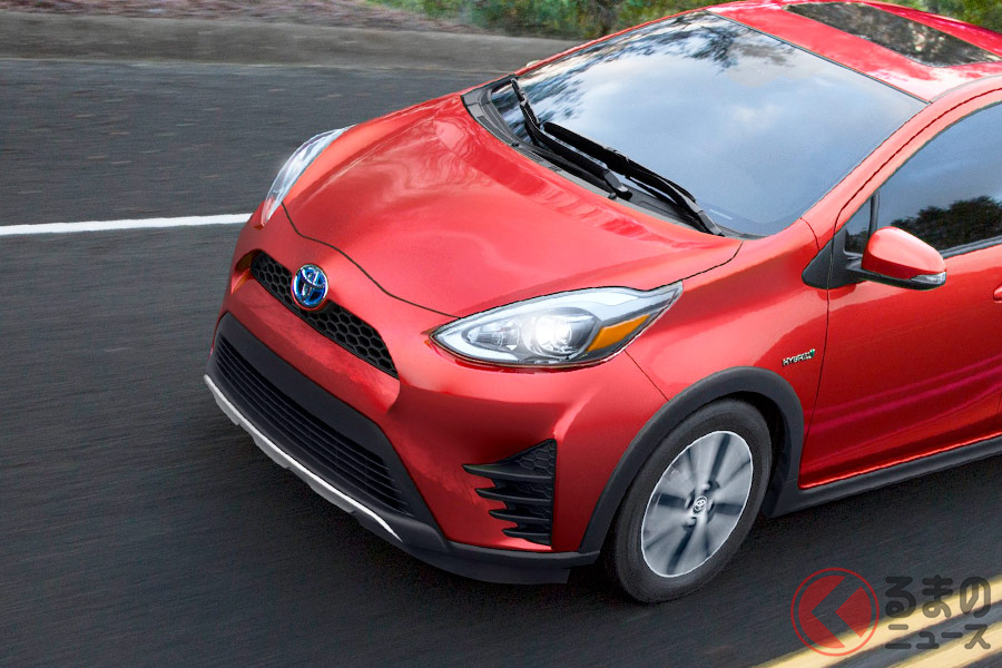 日本では「アクア」としてお馴染みでも海外では「プリウスC」として販売されている