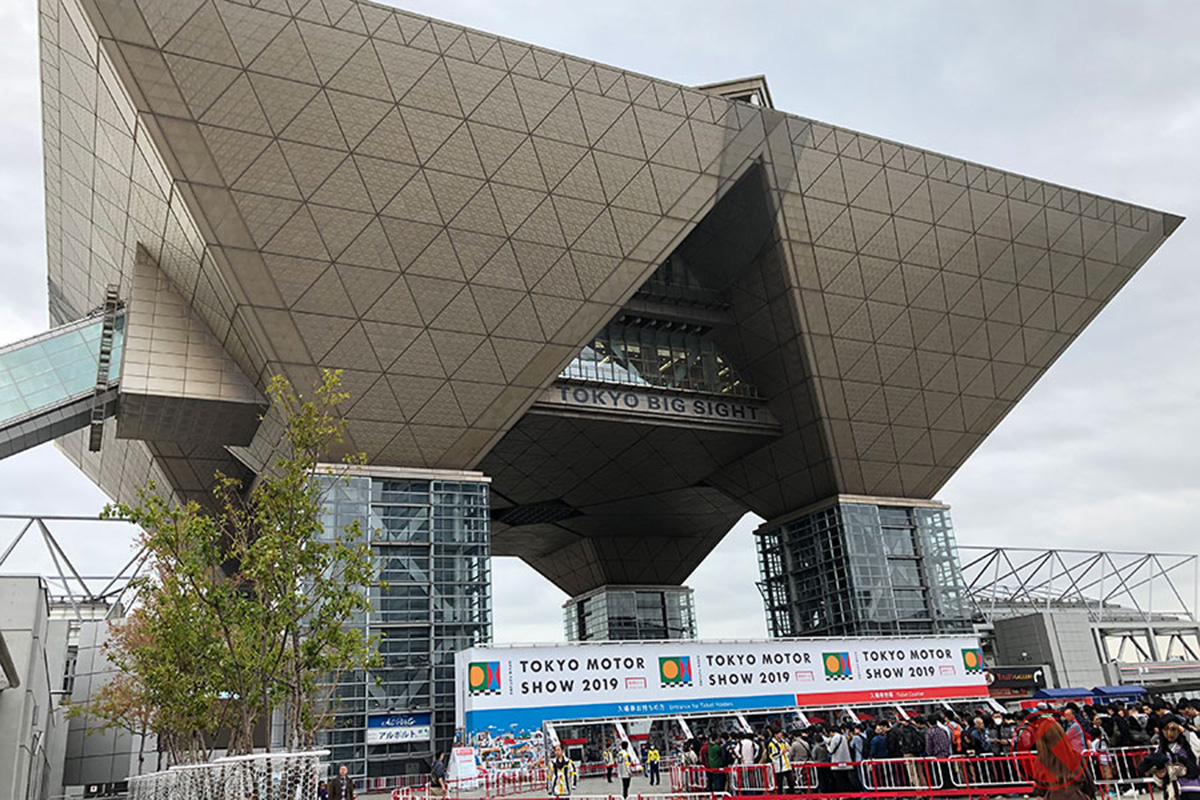 東京モーターショー2019の会場となった東京ビッグサイト