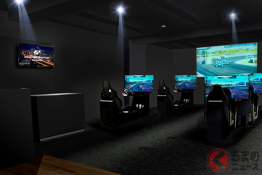 「e-Motorsports Studio supported by TGR」のイメージ図