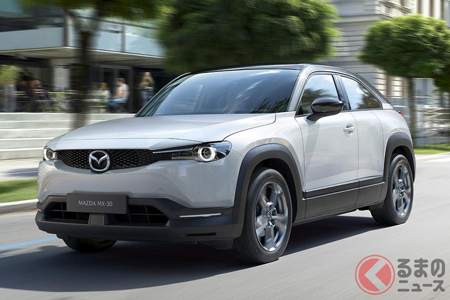 マツダ初の電気自動車「MX-30」(欧州仕様車)