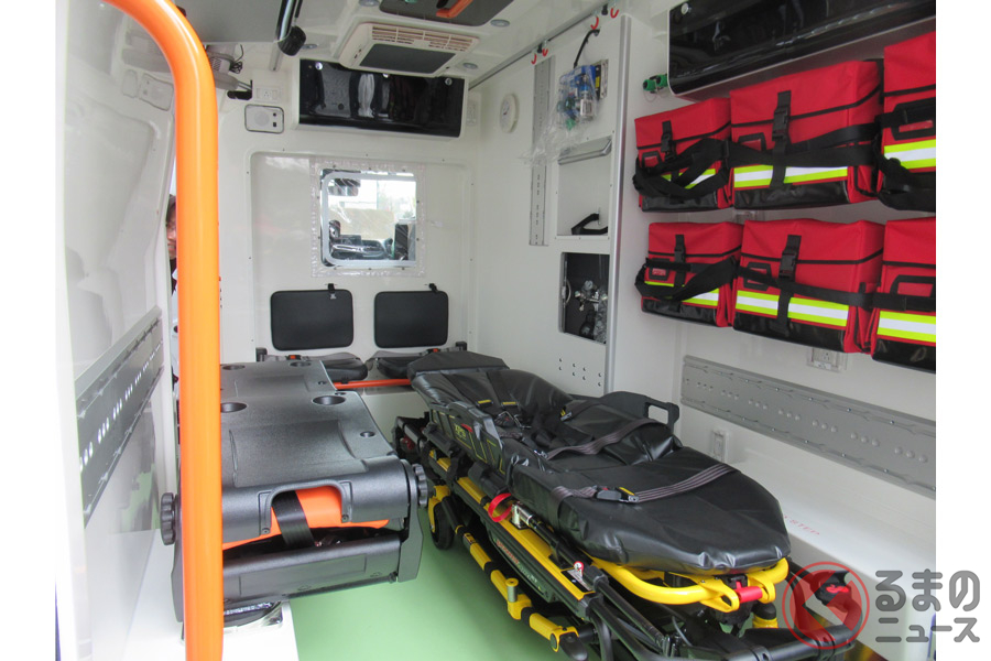 EV救急車の車内の様子