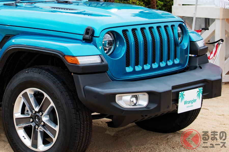 ジープブランドのなかでとくに「ラングラー」は人気が高い