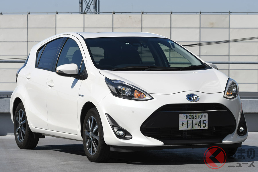 2011年から販売が続けられているトヨタ「アクア」