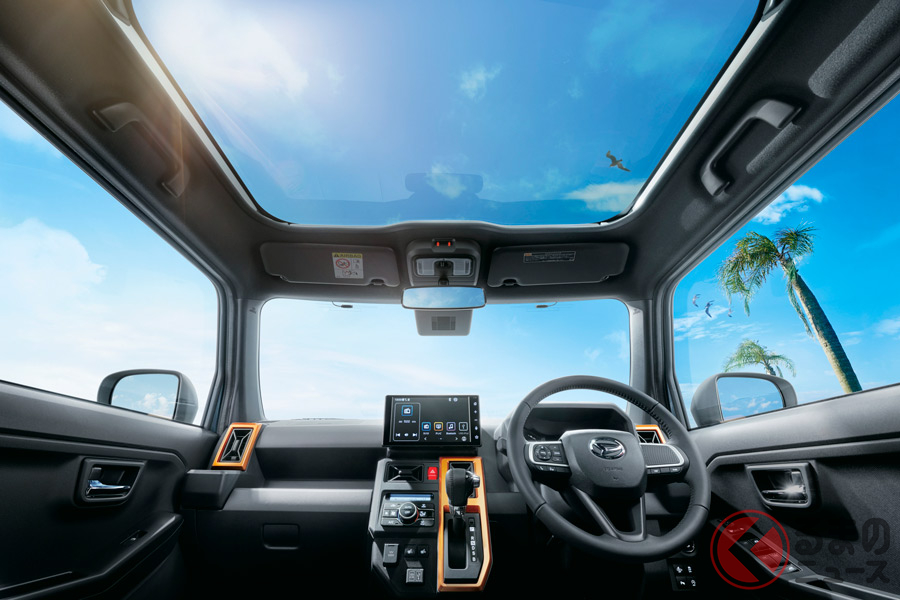 新たに採用された「スカイフィールトップ」