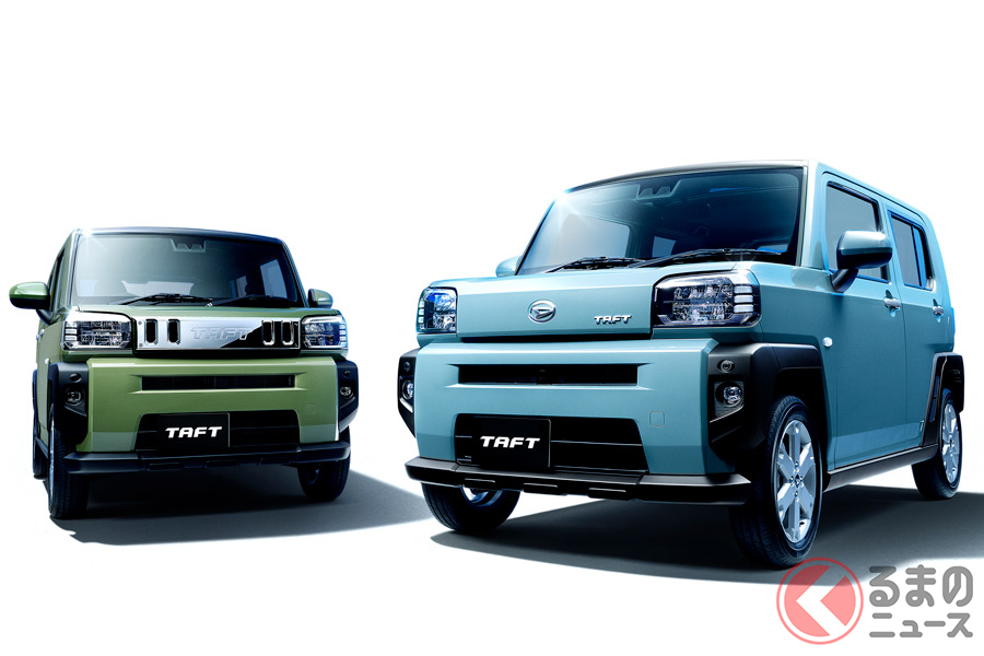 ダイハツ新型「タフト」(写真左の車両は「メッキパック」装着車)