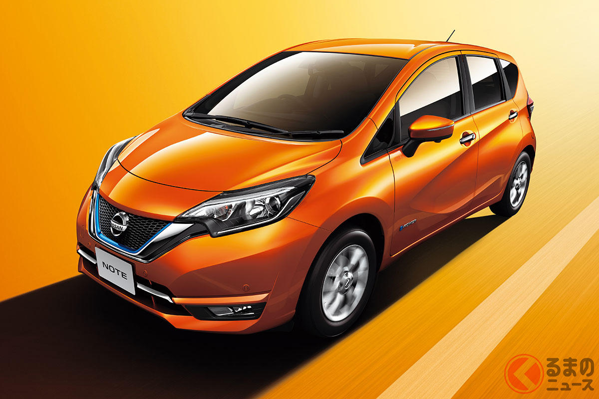 e-POWERが搭載された日産「ノート」