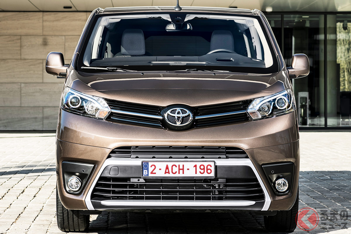 欧州版「ハイエースワゴン」のEV仕様こと欧州で発売されたトヨタ新型「プロエースヴァーソ エレクトリック」