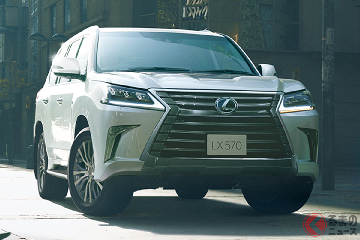 WLTCモード燃費が6.6km/Lのレクサス「LX」