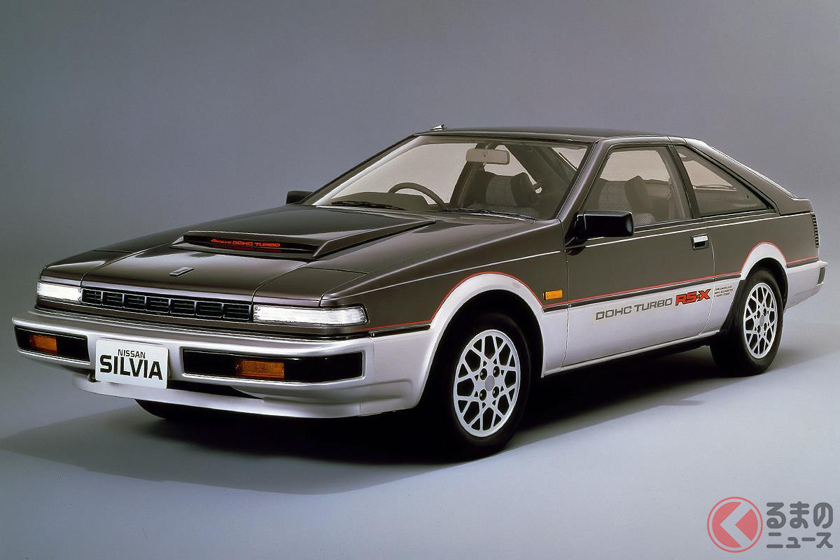 流行を取り入れてシャープなフォルムを採用した4代目「シルビア」