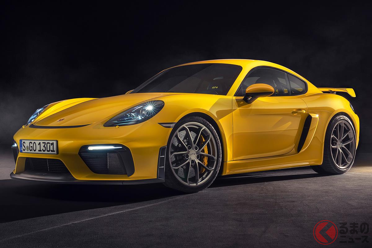 大排気量大出力の自然吸気エンジンを搭載した「718ケイマン GT4」