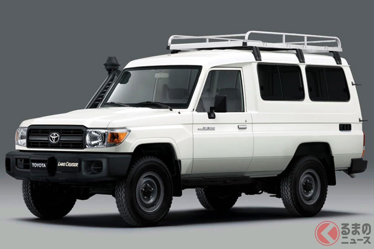 ワクチン保冷輸送車のベースとなったトヨタ「ランドクルーザー78」
