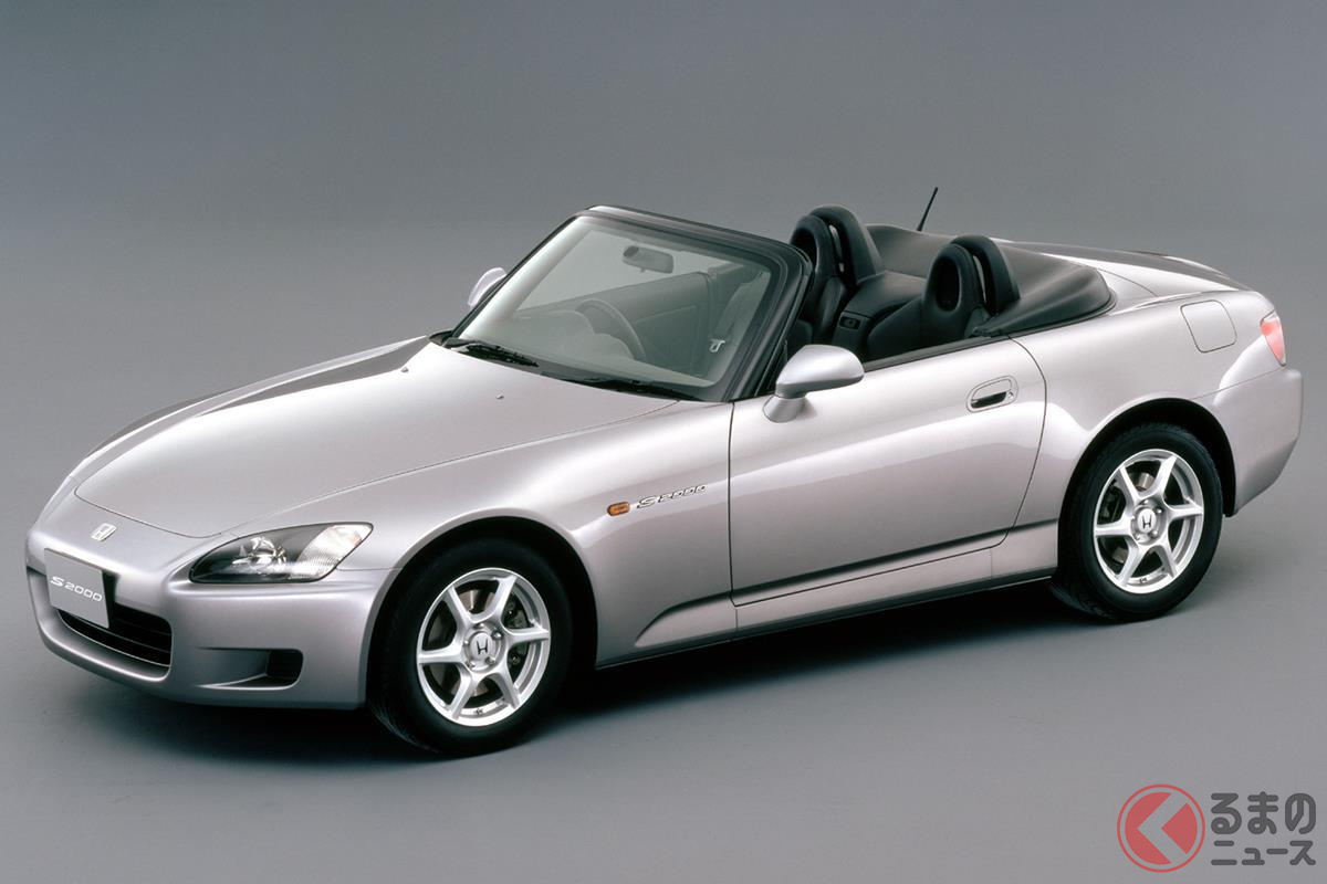 高回転・高出力なNAエンジンを搭載したメモリアルモデルの「S2000」