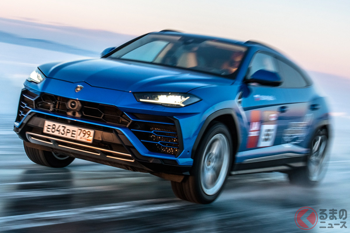 練習走行では300km/hも超えるスピードを達成したランボルギーニ「ウルス」