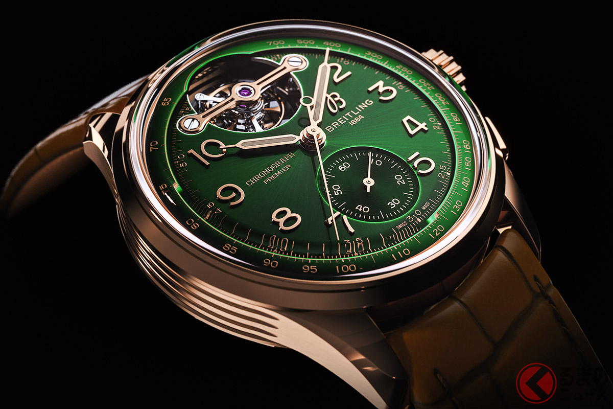 ベントレーとブライトリングのパートナーシップを象徴する、25本限定の腕時計「プレミエB21クロノグラフトゥールビヨン42ベントレーリミテッドエディション」