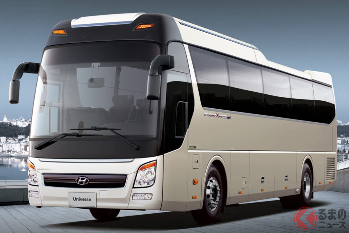 ヒュンダイの大型バス「ユニバース」(海外仕様、画像はヒュンダイ トラック&バス グローバルサイトより)