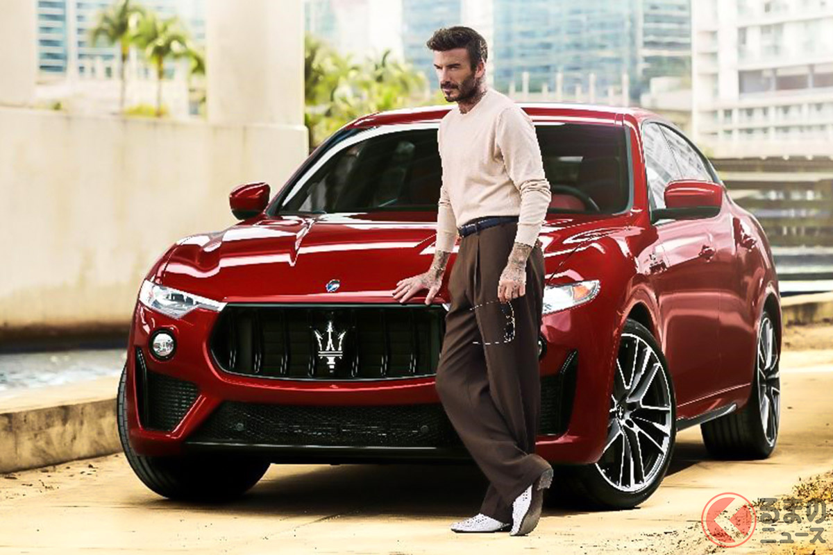 元祖イケメンサッカー選手であったデイヴィッド・ベッカム氏が、マセラティのグローバル・アンバサダーに選ばれた