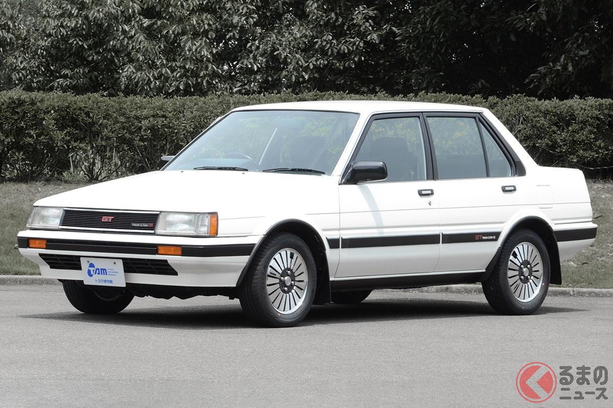 外観はおとなしめながら「4A-GELU型」エンジンを搭載した「カローラ 1600GT」