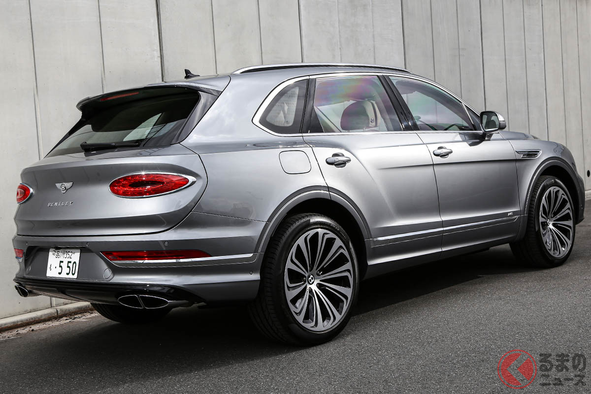 テールゲートパネルに新しくデザインされた楕円形のテールライトが配置され、ひとめで現行モデルであることが分かる