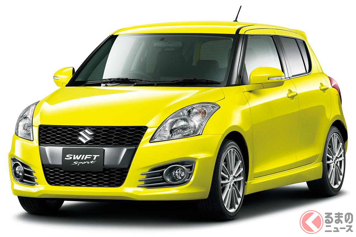 今では貴重のテンロクエンジンを搭載した3代目「スイフトスポーツ」