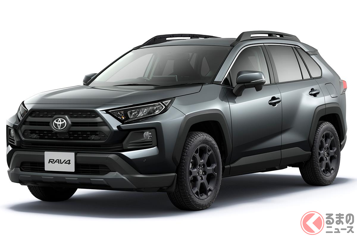 都会的な印象からオフロード車へと変貌した「RAV4アドベンチャー オフロードパッケージ」
