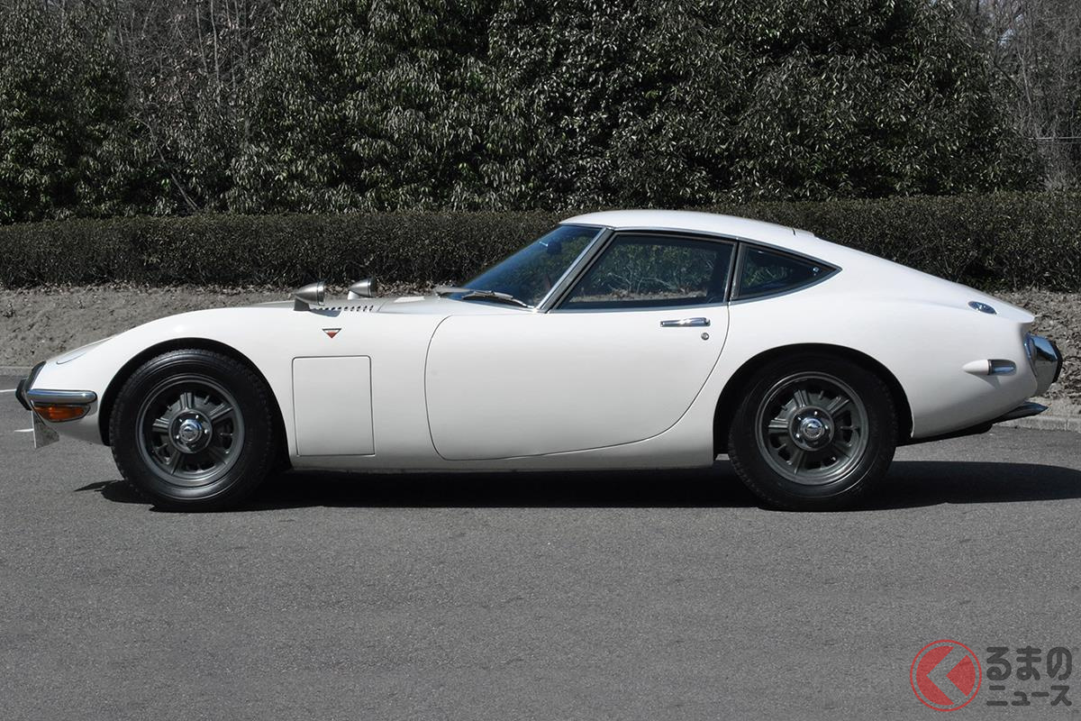 日本の自動車史のなかでも美しさでは圧倒的に際立っているトヨタ「2000GT」