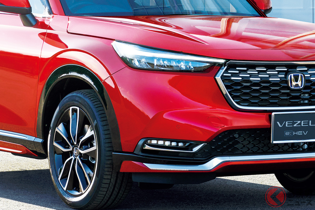 クーペsuv感だけじゃない ホンダ新型 ヴェゼル は外観どう変化 F1施設活用の成果は くるまのニュース クーペsuv感だけじゃない ホンダ新型 ヴェゼル は外観どう変化 F1施設活用の成果は くるまのニュース