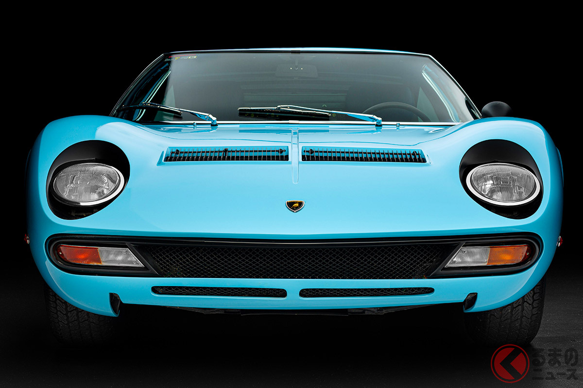 スーパーカーの元祖といえば、ランボルギーニ・ミウラだ