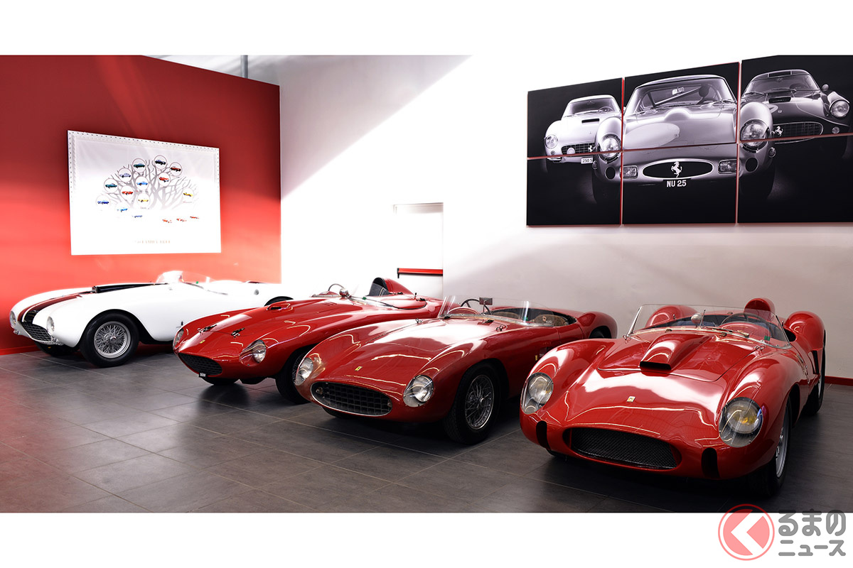 「250GTO」以外でもワークスチーム「スクーデリア・フェラーリ」のために製作されたレーシングバルケッタやレーシングプロトタイプも高額だ