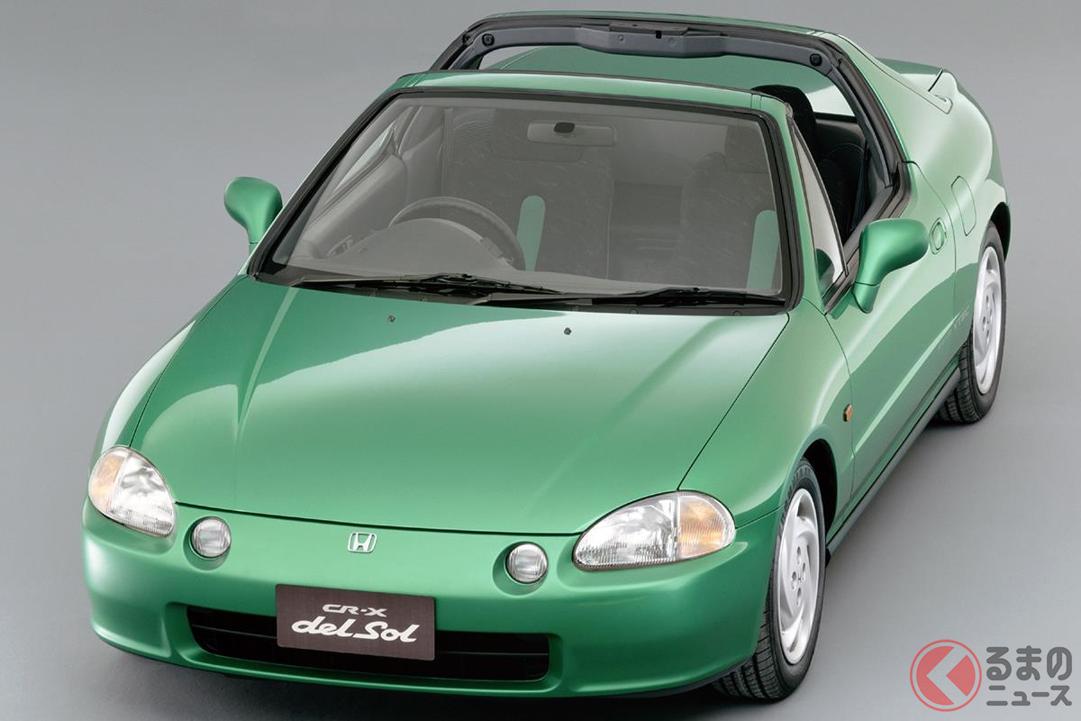 FFオープンスポーツカーというコンセプトが受け入れられなかった「CR-Xデルソル」