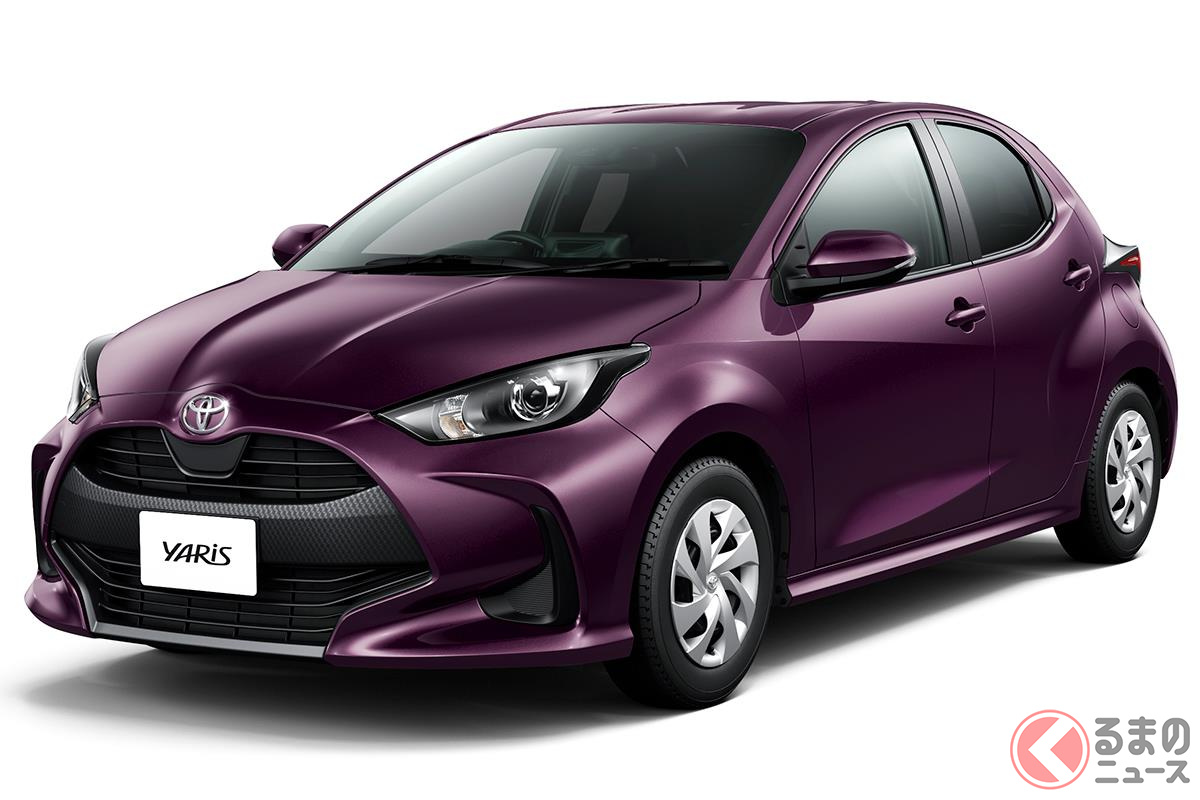 スポーティなグレードではないものの6速MTを設定する「ヤリス」