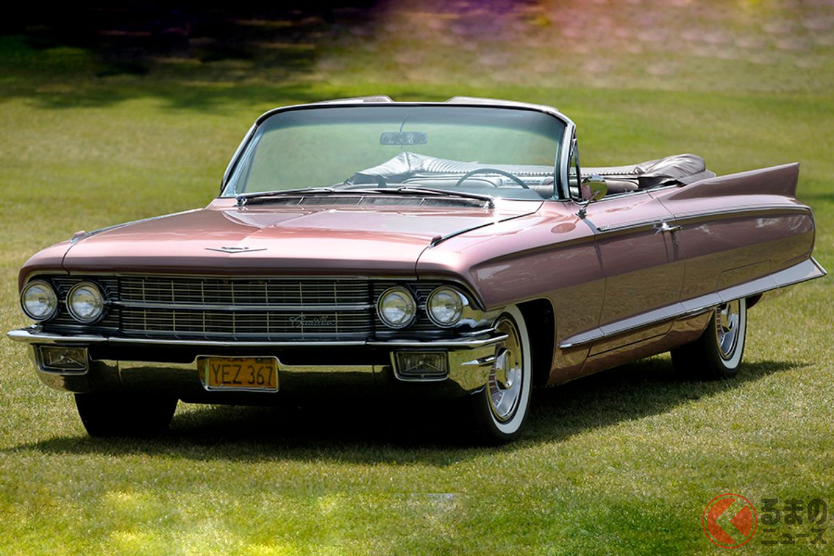 1962年製キャデラック「エルドラド」。リアデザインはテールフィンになっている
