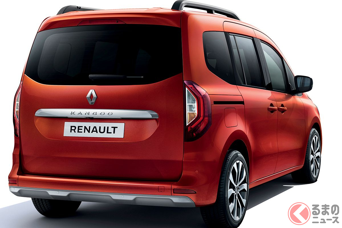 ルノー新型「カングー」。バックドアは跳ね上げ式