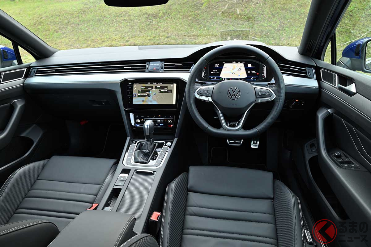 VW新型「パサートヴァリアント TDI Rライン」のインパネ