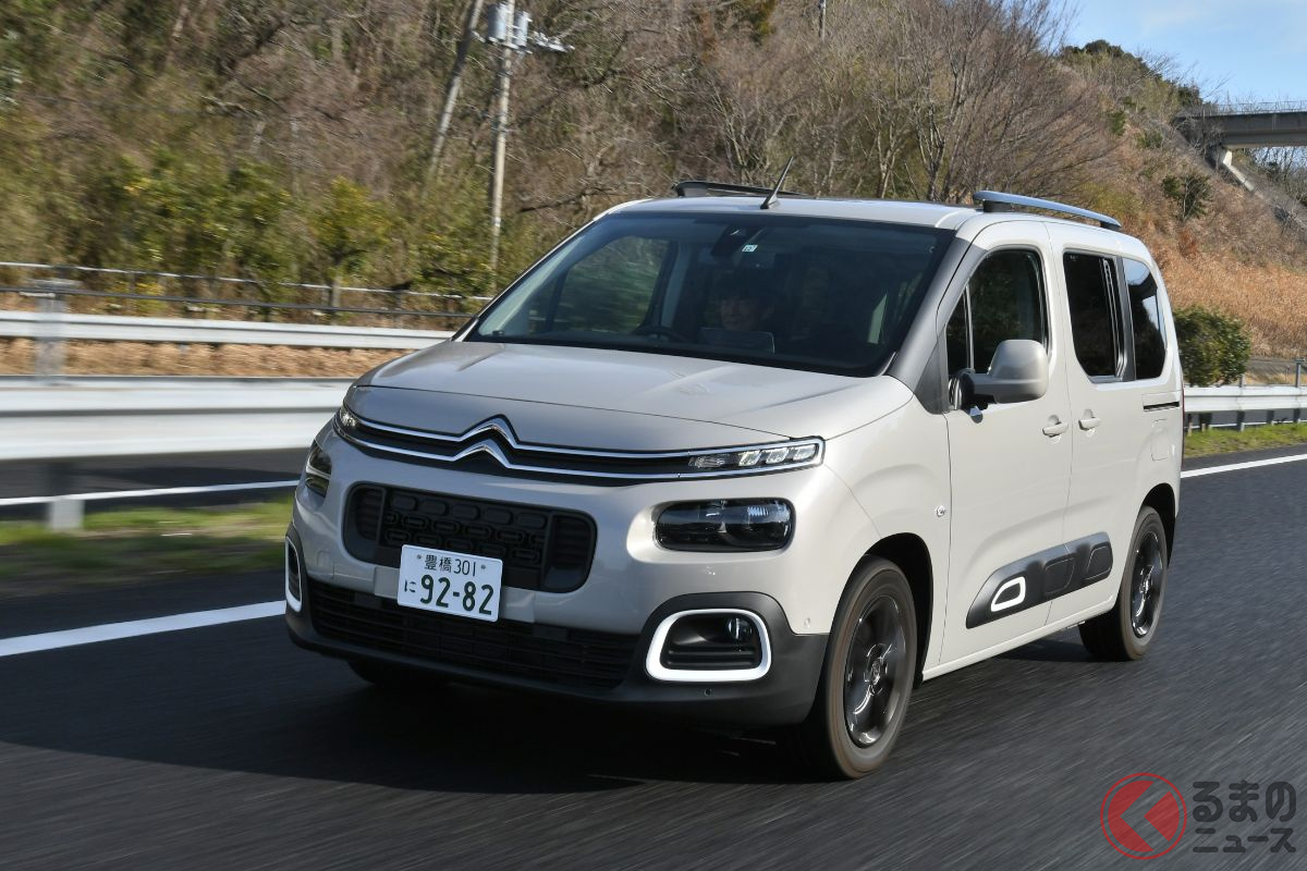 2020年8月にカタログモデルを発表したシトロエン「ベルランゴ」