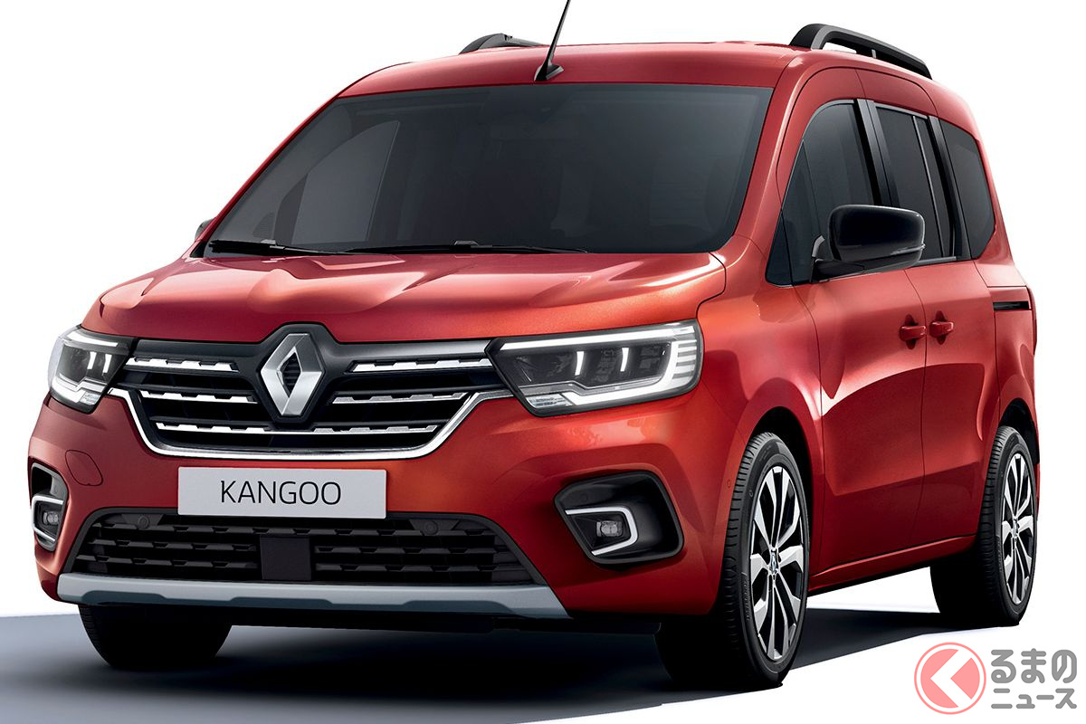2021年3月31日に欧州で世界初公開されたルノー新型「カングー」。全長4486mm×全幅1919mm×全高1838mm、ホイールベースは2716mmというボディサイズだ