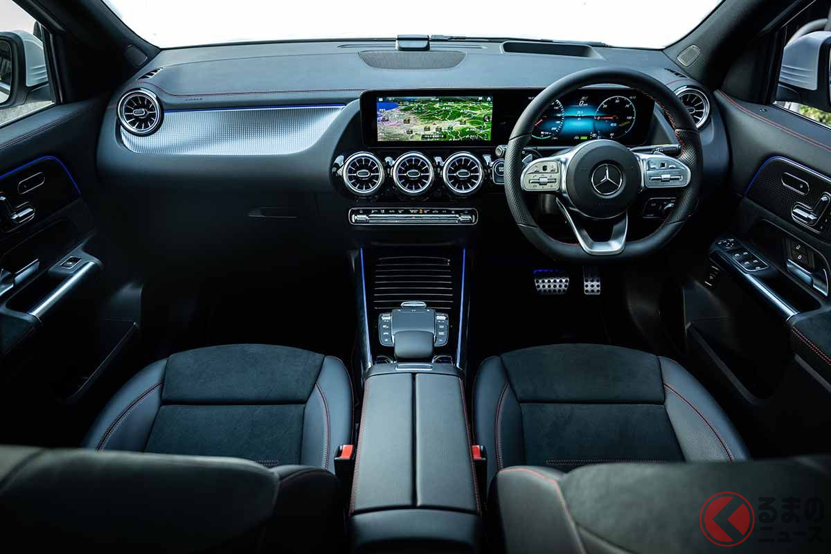 メルセデス・ベンツ新型「EQA」のインパネ