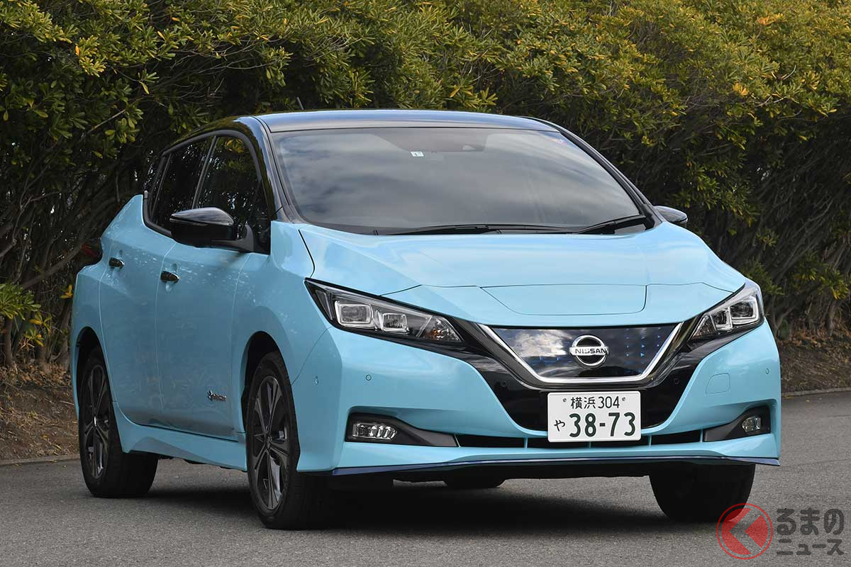 日産「リーフe+」。