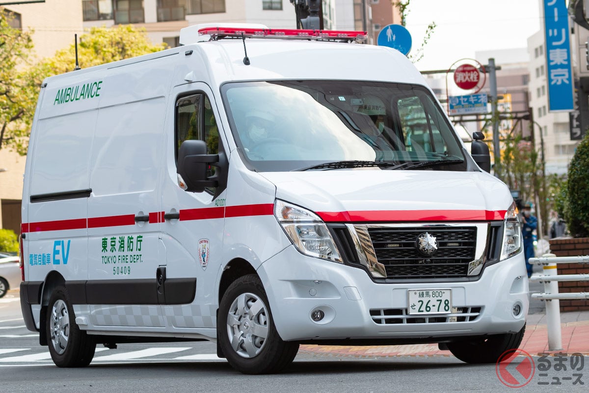 池袋消防署のデイタイム救急隊で活躍しているEV救急車（画像提供：東京消防庁）