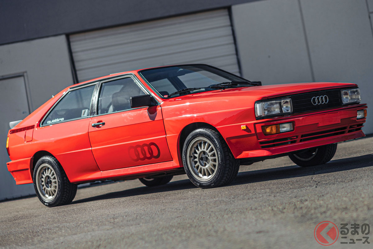 日本へ正規輸入されたアウディ「クワトロ」が、中古車市場に出てくることはめったにない(C)2020 RM Sothebys