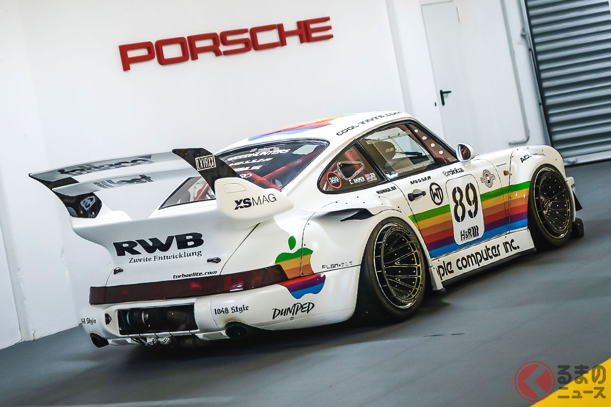 ひと目でRWBが手がけたポルシェであることが分かるリアビュー(C)2021 Courtesy of RM Sotheby's