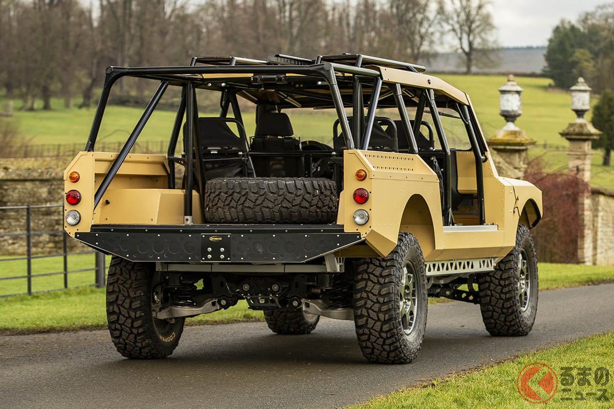 ボウラー「CSP R.I.Vコンセプト」は、兵員輸送やメディック、防衛車両としても拡張できるベース車のプロトタイプとなっている(C)2021 Courtesy of RM Sotheby's