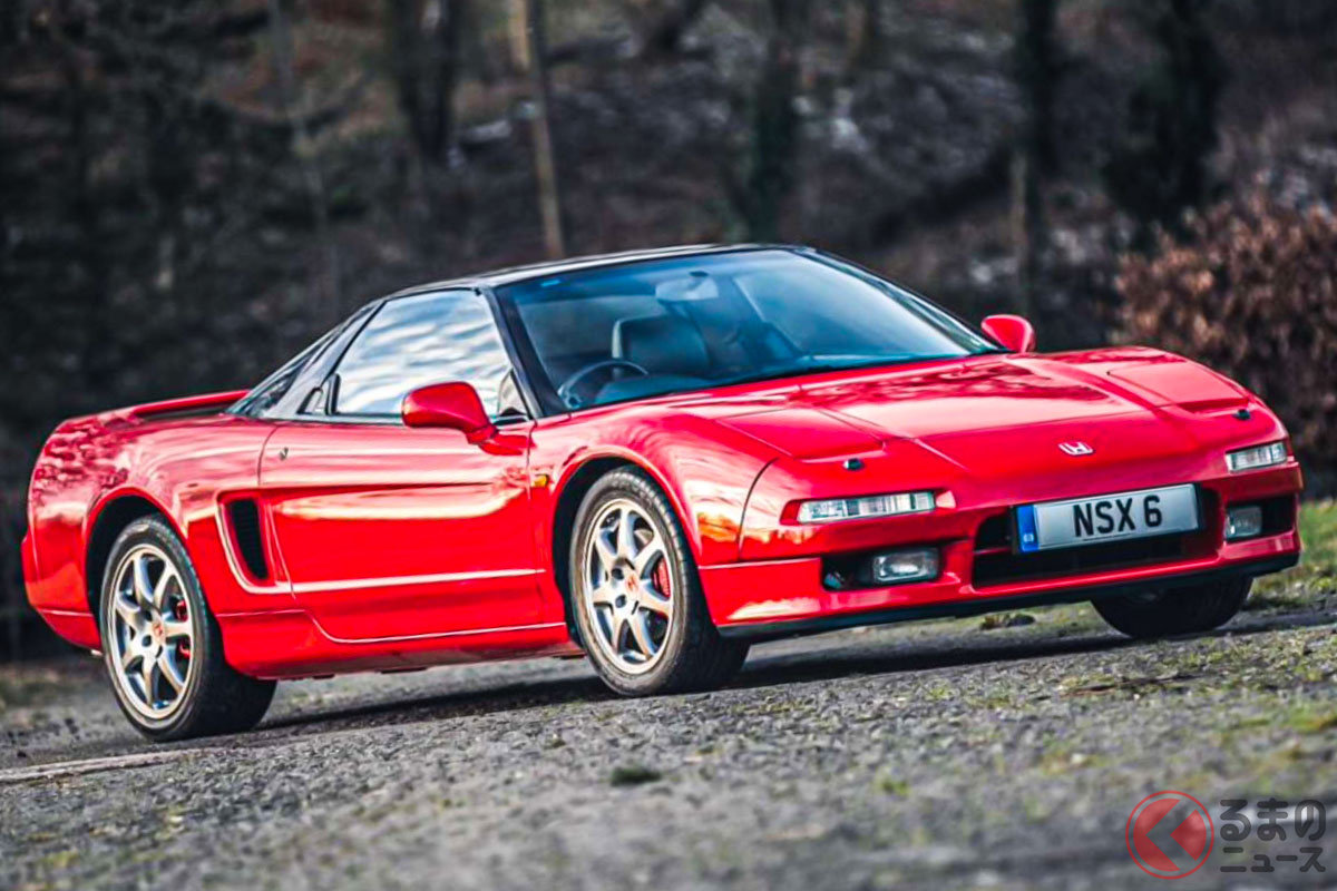 右ハンドル、AT仕様の「NSX」だが、予想以上の価格で落札された(C)Silverstone Auctions Limited 2021