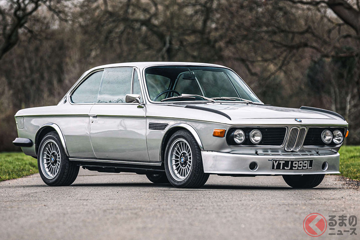 BMWの4座クーペ「3.0CS」をベースとして、ツーリングカーレース用のFIA「グループ2」ホモロゲートのために開発されたエボリューションモデル「3.0CSL」(C)Silverstone Auctions Limited 2021