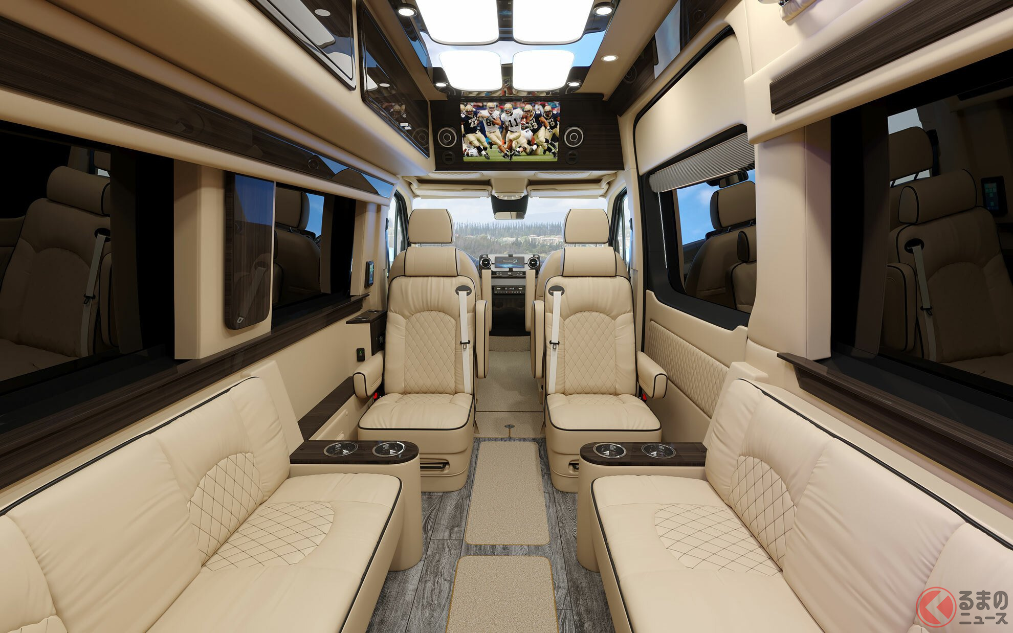 アルティメット・トイ社が販売している超豪華ホテル並みのインテリア(photo:Copyright c JamesEdition.com)