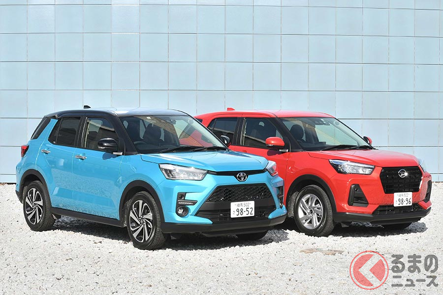 トヨタ「ライズ」とダイハツ「ロッキー」
