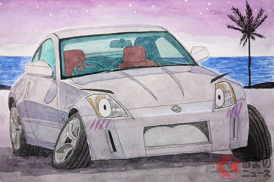 すげぇリアル Gt Rがエモくなった クルマイラストが話題に くるまのニュース すげぇリアル Gt Rがエモくなった クルマイラストが話題に くるまのニュース