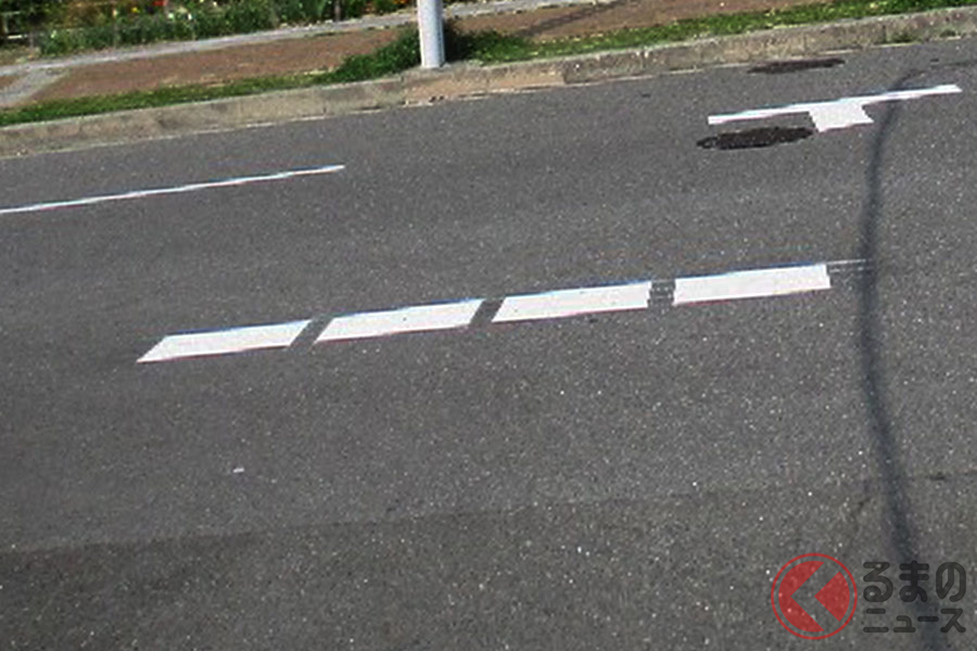 市区町村など道路管理者が設置する「指導停止線」（イメージ）