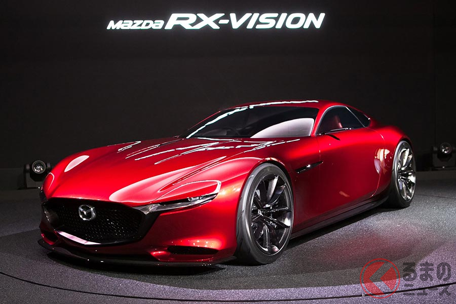 市販化が熱望されるマツダのロータリーエンジン搭載コンセプトモデル「RX-VISION」