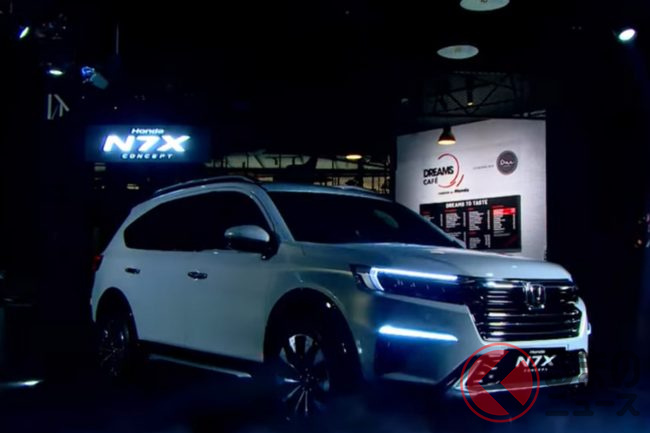 ホンダ新型suv N7x 世界初公開 オデッセイ顔の7人乗りsuvがインドネシアで登場 くるまのニュース ホンダ新型suv N7x 世界初公開 オデッセイ顔の7人乗りsuvがインドネシアで登場 くるまのニュース